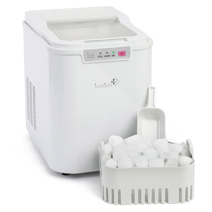 Ivation Portable Compact High Capacity Household Ice Maker &ndash; Features 2.2-Liter Water Reservoir &ndash; Yields up to... N7