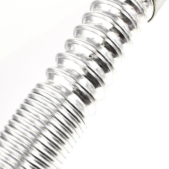 uxcell Plastic Bathroom Washing Machine Washer Drain Hose Pipe Silver Tone N2