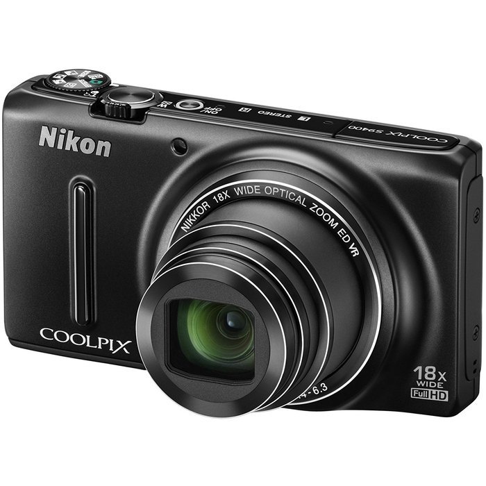 Nikon Coolpix S9400 Digital Camera (Black)