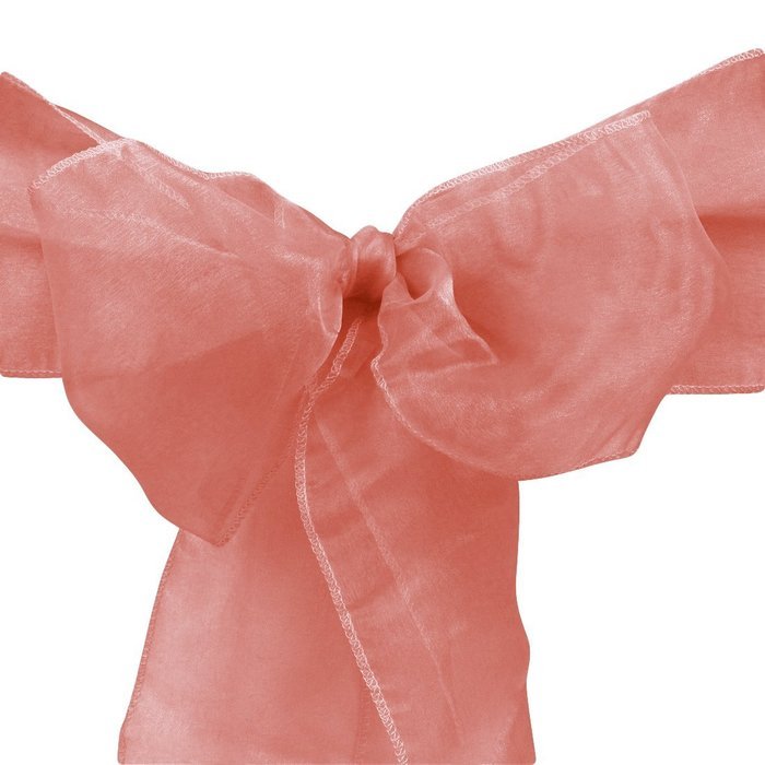 LinenTablecloth Organza Sash (10-Piece) Eggplant N15