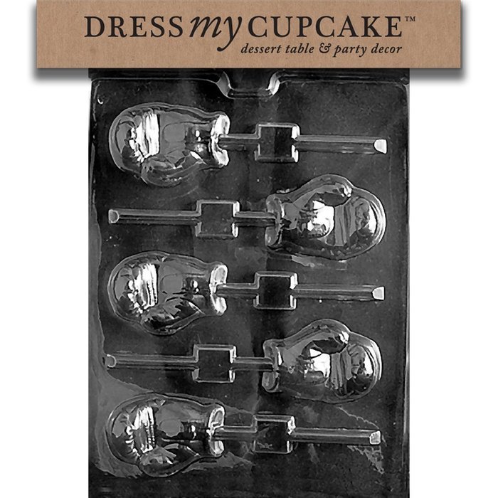 Dress My Cupcake Chocolate Candy Mold, Boxing Glove Lollipop