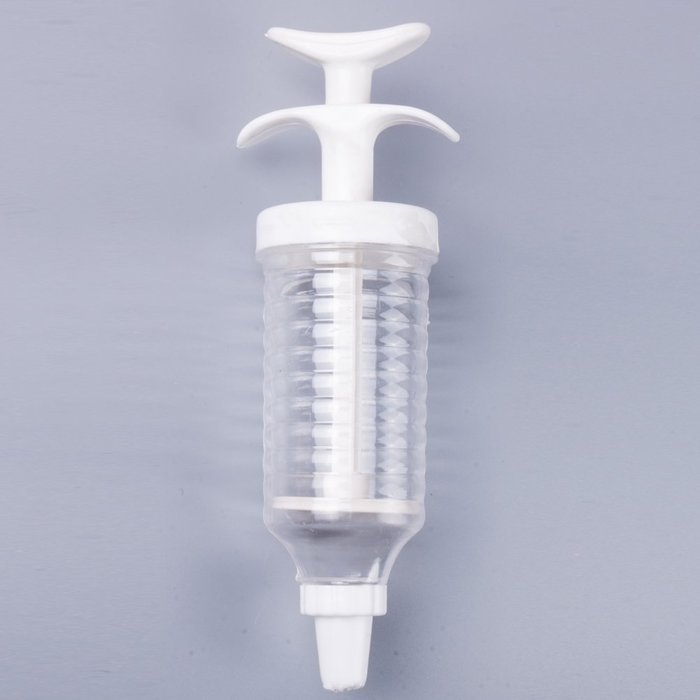 Cake Decorating Tool Set with 8 Nozzles White Cake Nozzles Piping Syringe Baking Supplies N4