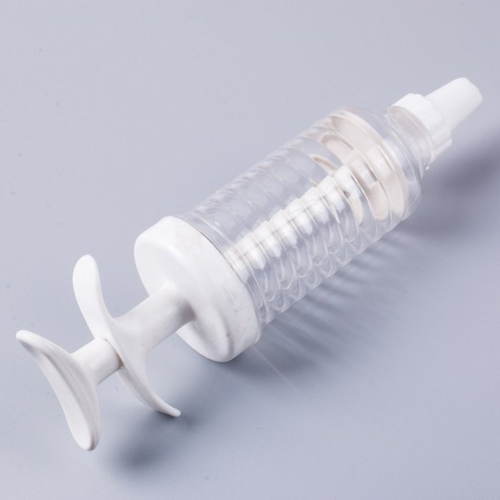 Cake Decorating Tool Set with 8 Nozzles White Cake Nozzles Piping Syringe Baking Supplies N5