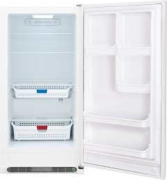 Frigidaire FFVU21F4QW Upright All Refrigerator/Freezer with 21.0 cu. ft. Capacity, 4 Wire Shelves, 5 Door Bins... N2