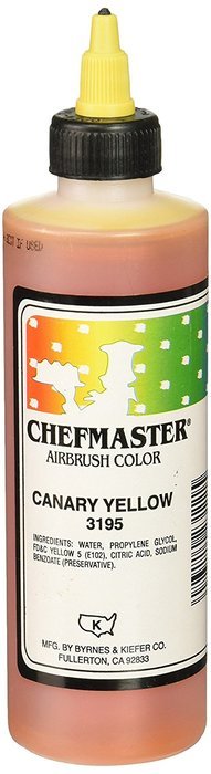 Chefmaster Airbrush Spray Food Color, 9-Ounce, Midnight Black N2