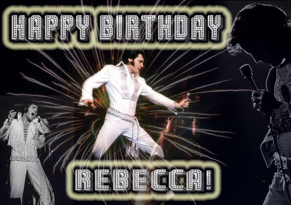 Elvis 1/4 Sheet Edible Photo Birthday Cake Topper. ~ Personalized!