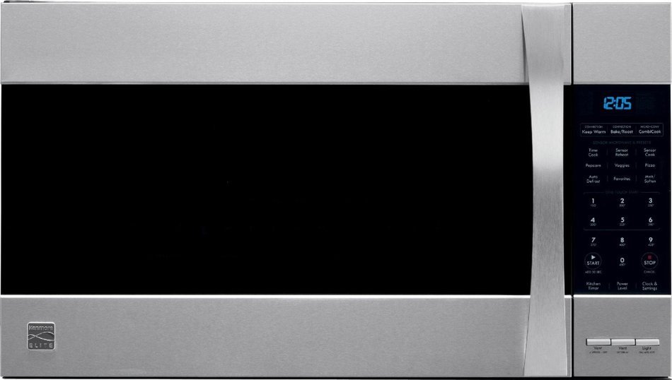 Kenmore 80373 Elite convection Stainless Steel Microhood Combinations Over-the-Range Microwave (1.8 Cu Ft, 1050...