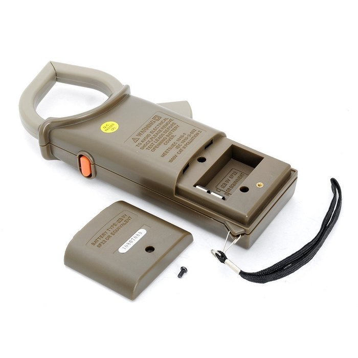 RioRand M266F Digital AC Clamp Meter AC Current Resistance Tester Detector N4