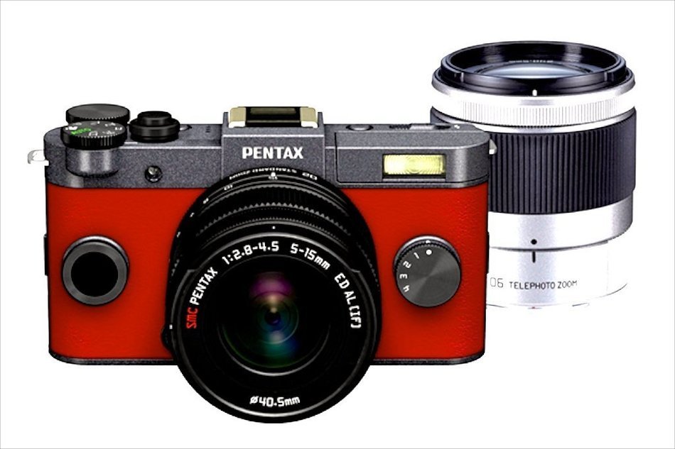 Pentax PENTAX Q-S1 02, 06 Zoom Kit (Gunmetal) 12.4MP Mirrorless Digital Camera with 3-Inch LCD (Gunmetal)