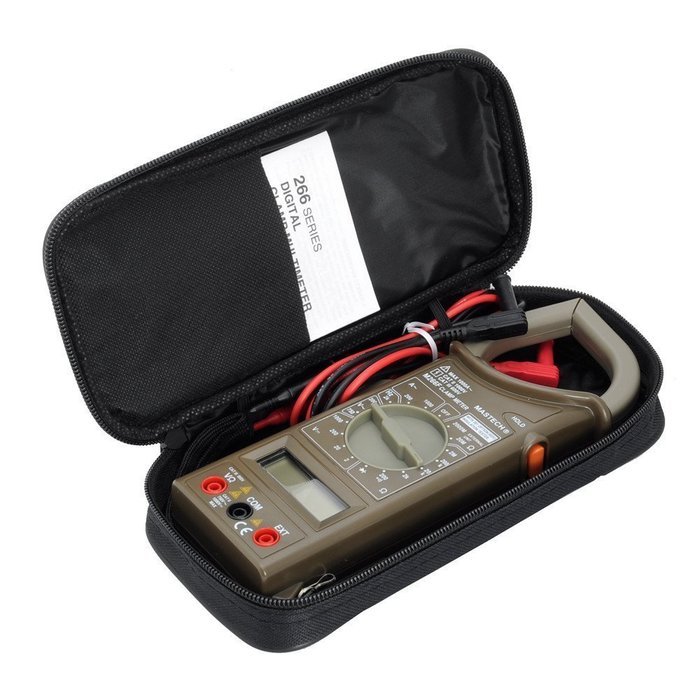 RioRand M266F Digital AC Clamp Meter AC Current Resistance Tester Detector N5