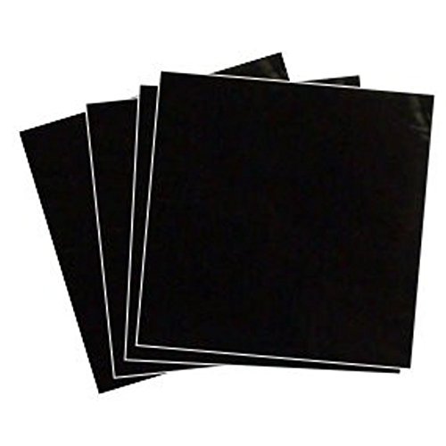 3 X 3 Black Foil Candy Wrappers