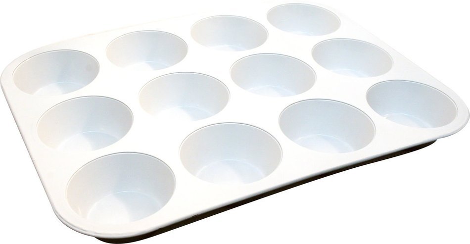 Zuvo 1-piece Ceramic Non-stick Coated Muffin Fairy Cake Tray