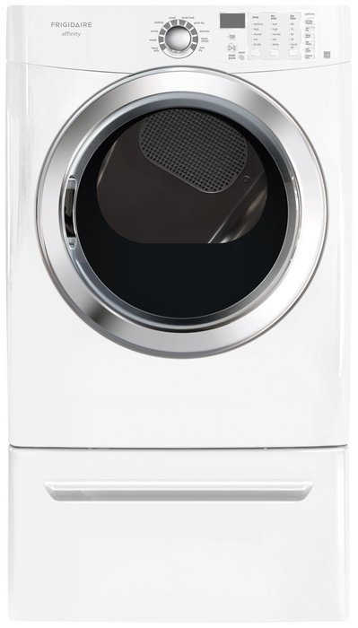 Frigidaire FASG7073NW: Frigidaire Affinity 7.0 Cu. Ft. Gas Dryer featuring Ready Steam
