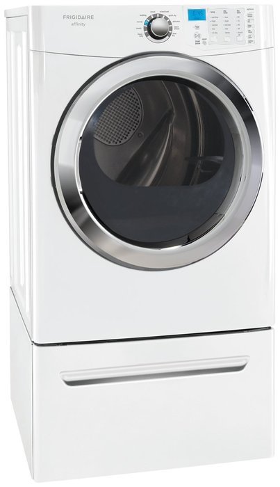Frigidaire FASG7073NW: Frigidaire Affinity 7.0 Cu. Ft. Gas Dryer featuring Ready Steam N2