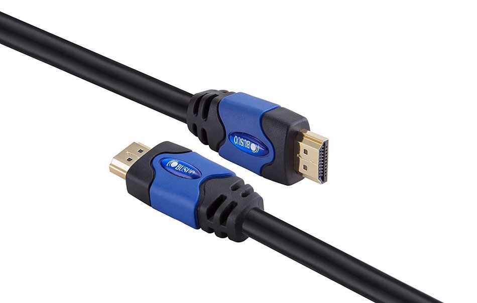 BUSUQ 4K*2K 26AWG 60HZ HDMI Cable Supports Ethernet, 2.0v 1.4v1.3v 3D and Audio Return (50 Feet/15.25 Meter),... N4