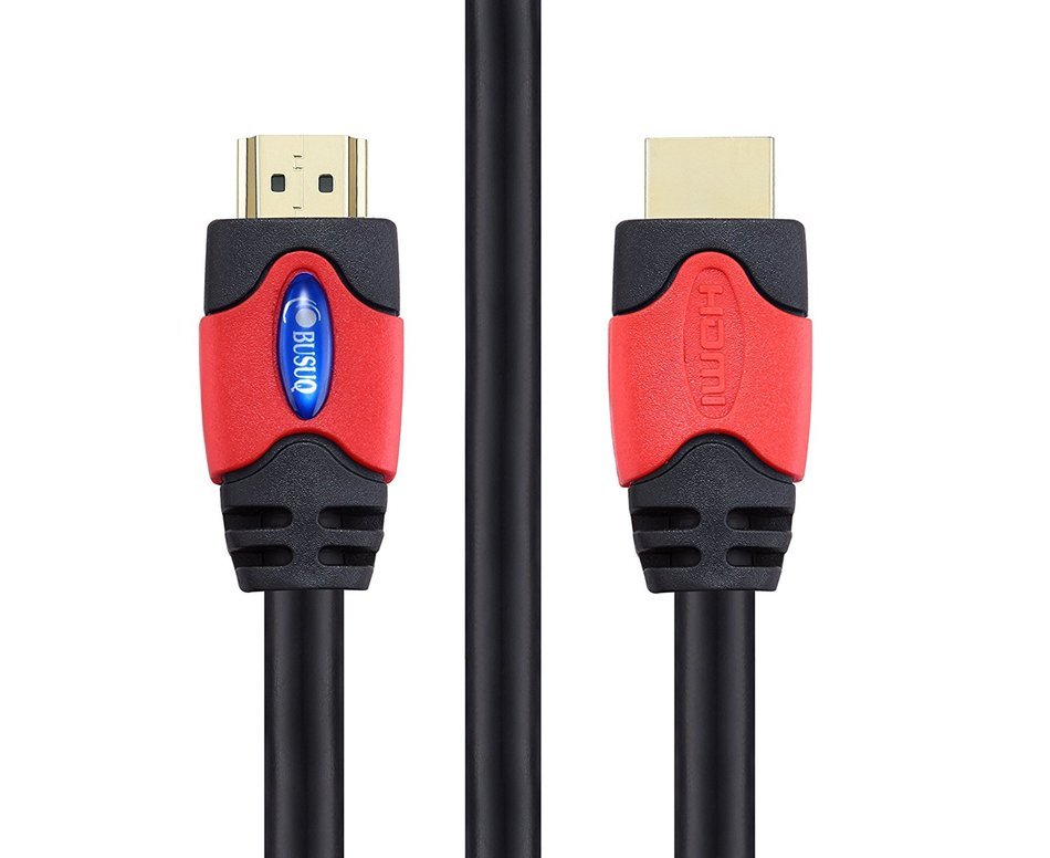 BUSUQ 4K*2K 26AWG 60HZ HDMI Cable Supports Ethernet, 2.0v 1.4v1.3v 3D and Audio Return (50 Feet/15.25 Meter),... N6