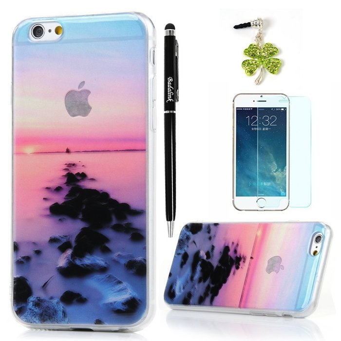 iPhone 6S Case,iPhone 6 Case (4.7") - Fancy Scenery Series Slim Fit Shock-absorption Soft TPU Rubber Skin Gel... N6