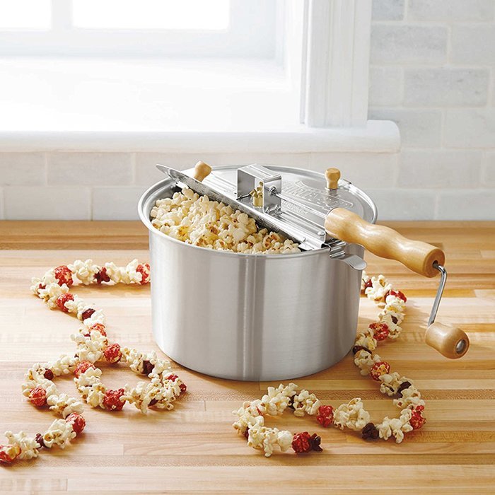 Wabash Valley Farms&trade; The Original Whirley Pop&trade; Stovetop Popcorn Popper, Durable and Safe to Use