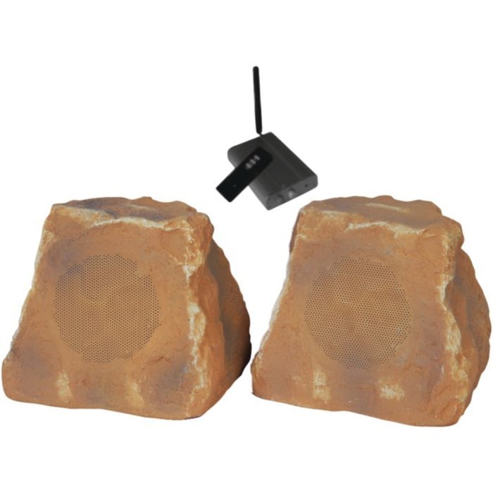TIC Corporation WRS01CN New Canyon 5.25 Wireless Outdoor Rock Speakers Pair Consumer Electronics