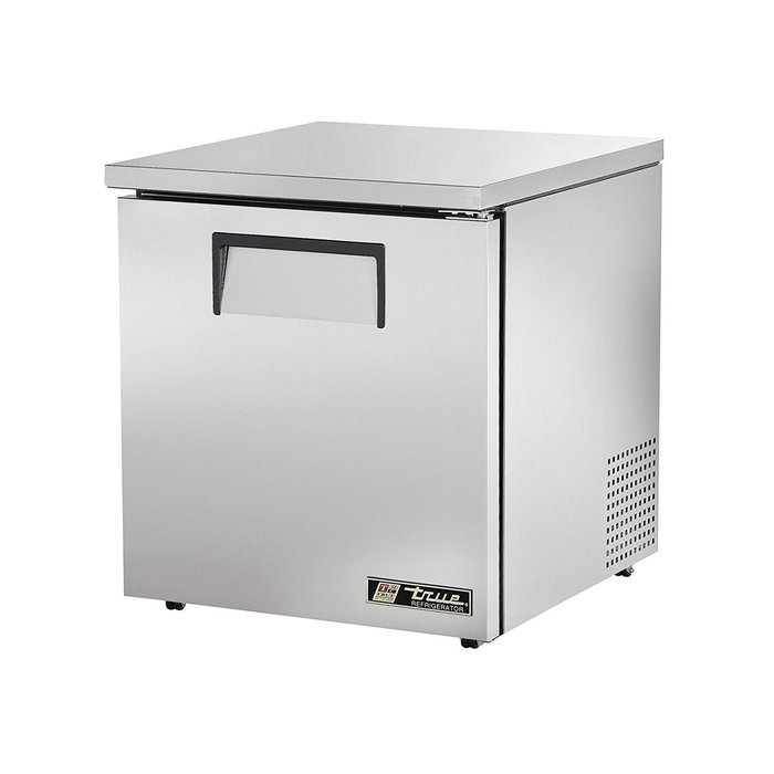 True TUC-27-LP-HC Series Low Profile Solid Door One Section Undercounter Refrigerator