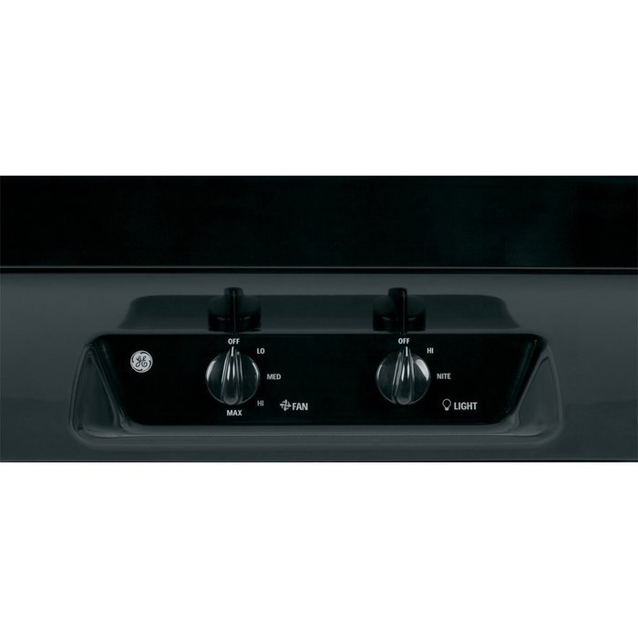 GE JV665HBB Profile 36" Black Under Cabinet Range Hood N2