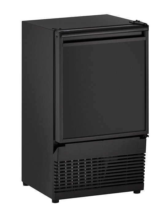 U-Line UBI95B00A Undercounter Crescent Ice Maker, 14", Black