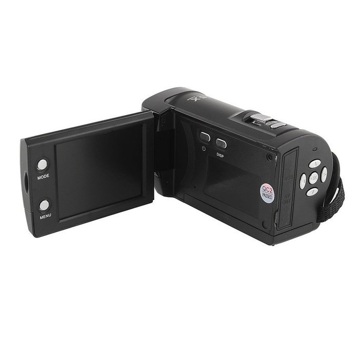 etomtop&reg; HD 720P 16.0 Mega Pixels 2.7'' TFT LCD Rotation 16x ZOOM Digital Video Camcorder Camera DV DVR -Black N7