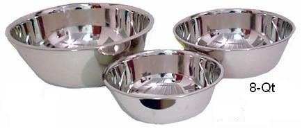 Lindy s 48D8 8-Quart Extra Heavy Stainless Steel Mixing Bowl