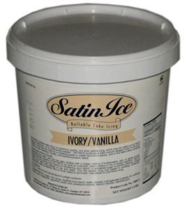 Satin Ice Rolled Fondant - Ivory - Vanilla - 2.5 kg