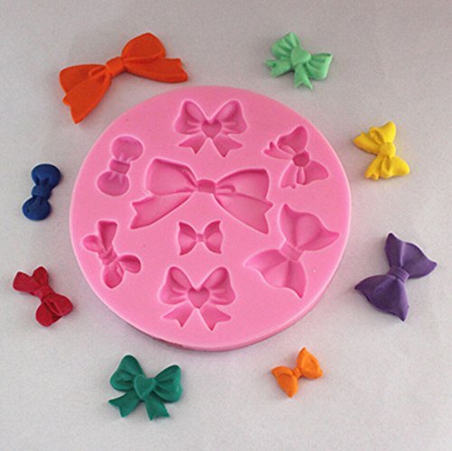 Generic Silicone Cake Pan DIY Baking 3D Bowknot Style Cookie Biscuit Mold N2