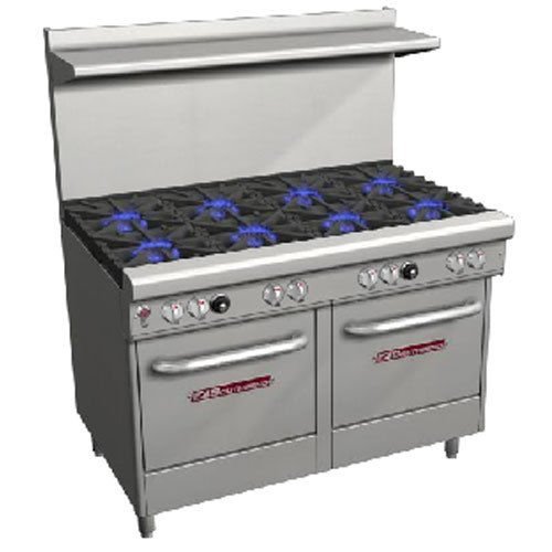 Southbend 4484EE Range, 48" Wide, 4 Star Saute Burners in Front, 4 Non Clog Burn