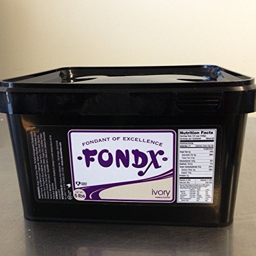 FondX Rolled Fondant Icing Ivory 5 Pounds