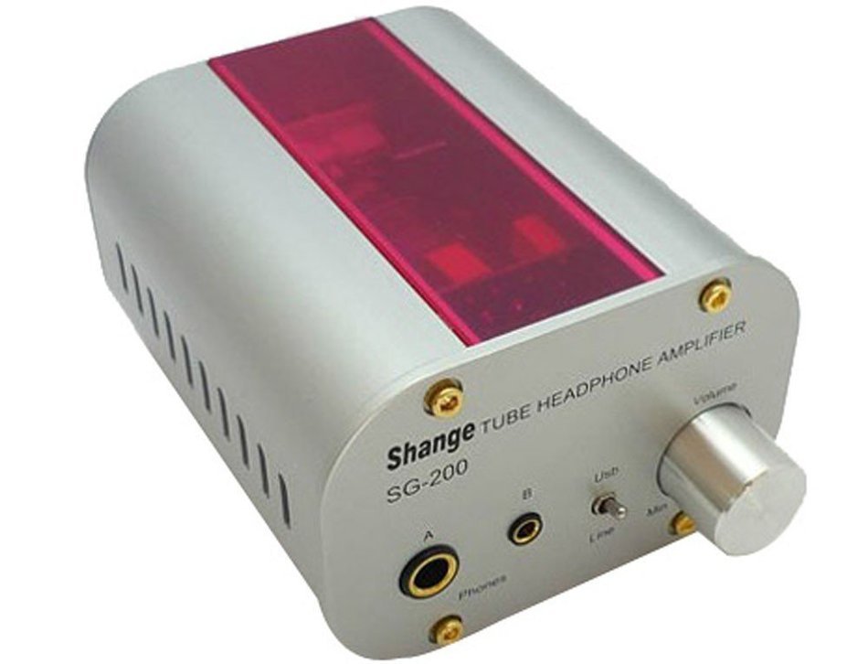 RACOON Shange SG200 24Bit/48KHz USB DAC Tube Headphone Amplifier silver N3