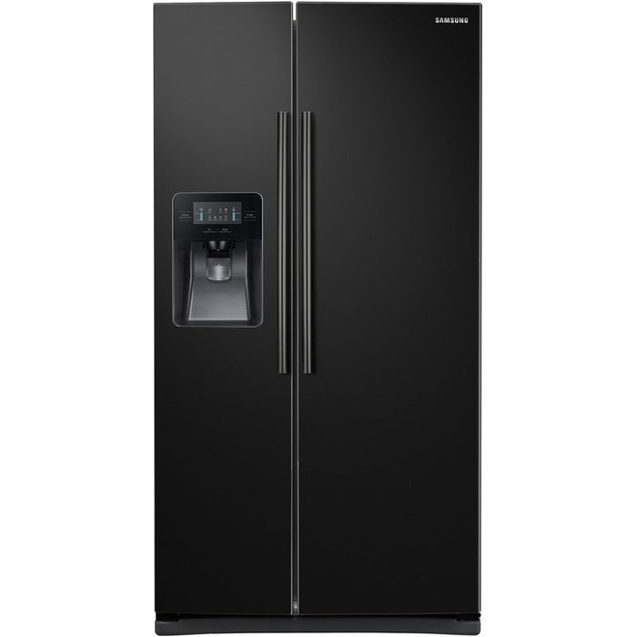 Samsung RS25J500DBC 25.0 Cu. Ft. Black Side-by-Side Refrigerator - Energy Star N2