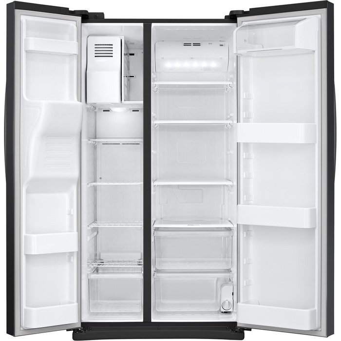 Samsung RS25J500DBC 25.0 Cu. Ft. Black Side-by-Side Refrigerator - Energy Star N3
