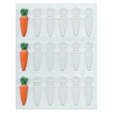 Small Carrots Candy Mold
