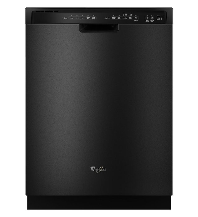Whirlpool WDF530PAYB 530 24" Black Full Console Dishwasher - Energy Star N2