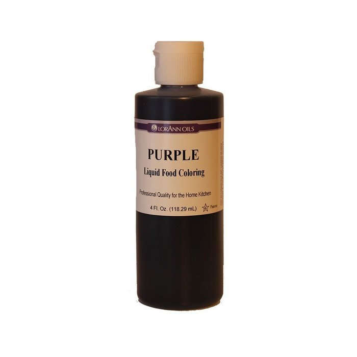 LorAnn Purple Liquid Food Coloring, 4 Ounce