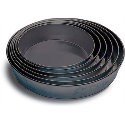 World Cuisine Paderno Plain Non-Stick Cake Pan, 4 3/4 inch Diameter -- 5 per case