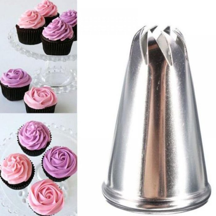 MAXGOODS Decorating Tip, Drop Flower (2-Pack) N2