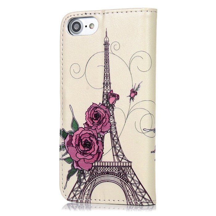 iPhone 7 Case (4.7 inch) - Wallet Folio Flip Premuim PU Leather Case Colorful Print Design with Stand Magnetic... N100