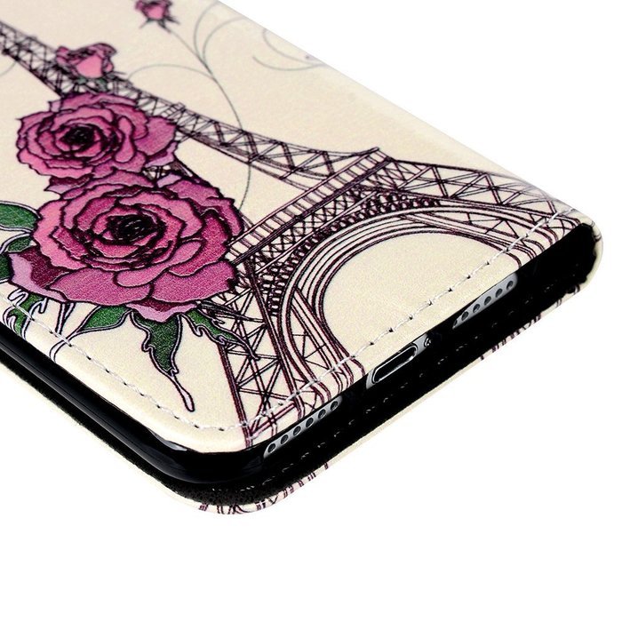 iPhone 7 Case (4.7 inch) - Wallet Folio Flip Premuim PU Leather Case Colorful Print Design with Stand Magnetic... N101