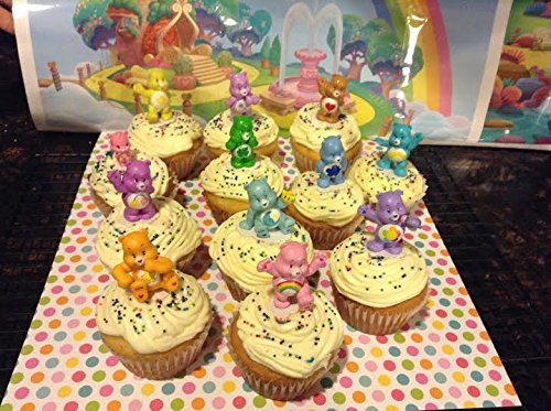 Care Bears Deluxe Figure Set of 12 Cake Toppers Cupcake Toppers Party Decorations N3