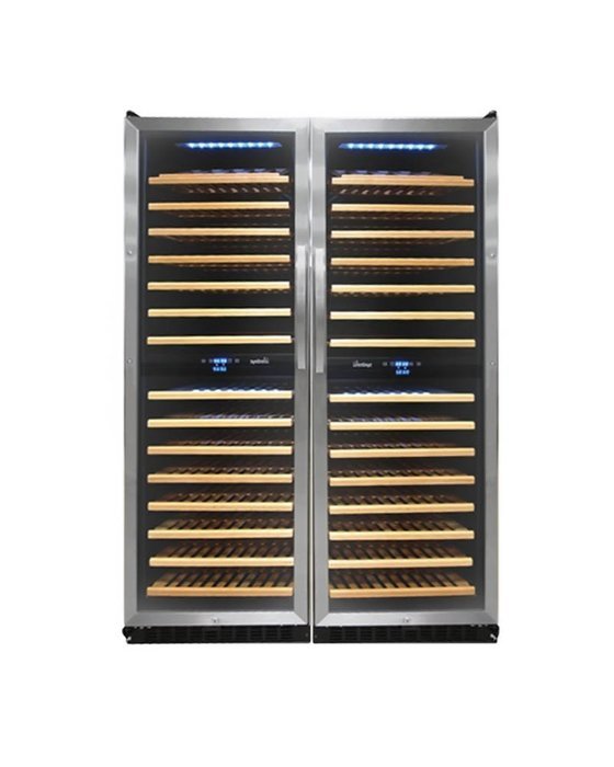 Vinotemp VNTVT-155SBW 155-Bottle Dual-Zone Wine Cooler N3