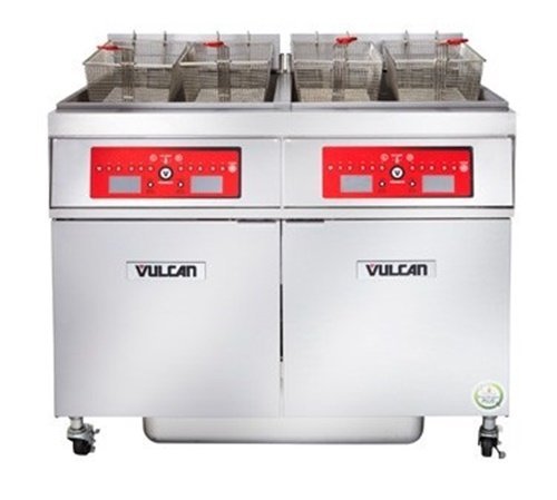 Vulcan 2TR85DF PowerFry3 Fryer gas high-efficiency 42" W (2) battery 85-90 lb.