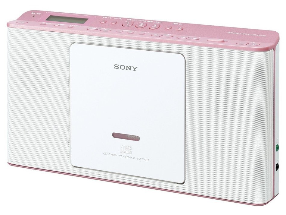 [TERNS]Sony boombox (radio + CD) Pink ZSE80PC[Japan Import]
