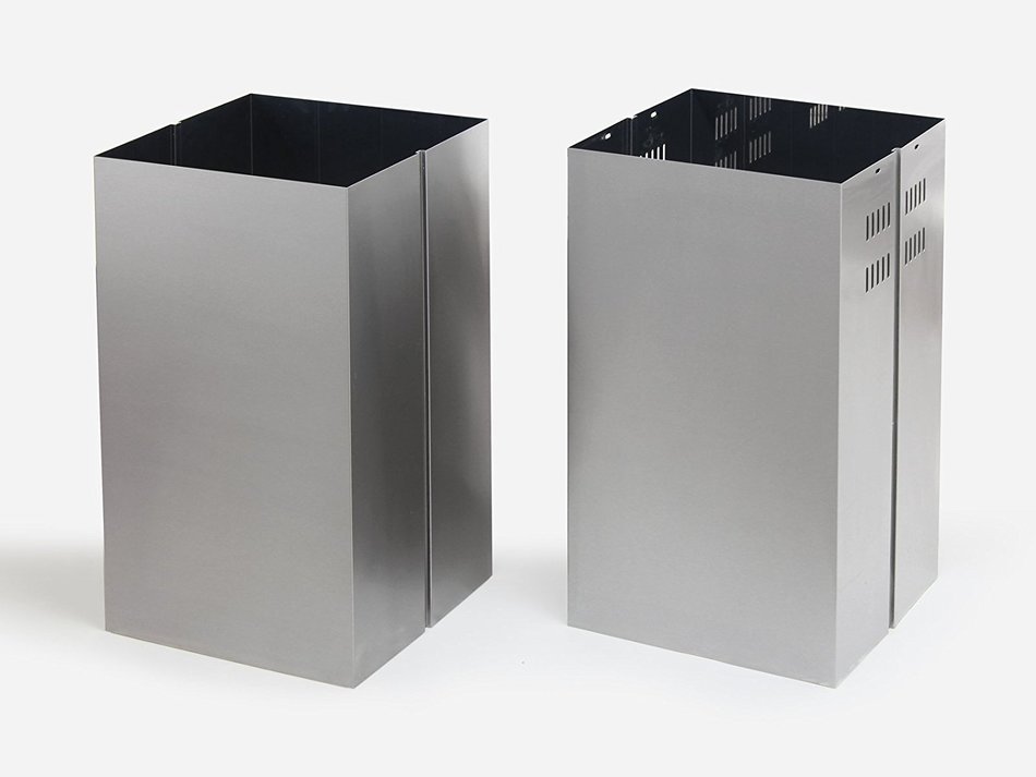 36" Stainless Steel Island Aluminum Filter Dual Electronic Switch Range Hood Carbon Filters Included WL-0064036+CF