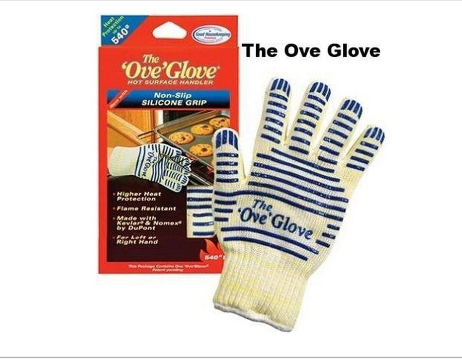 Itinlu 1x Kitchen Microwave Oven Glove Heat Proof Resistant 540 F Cooking Tools for Right Left Hand Protective... N2