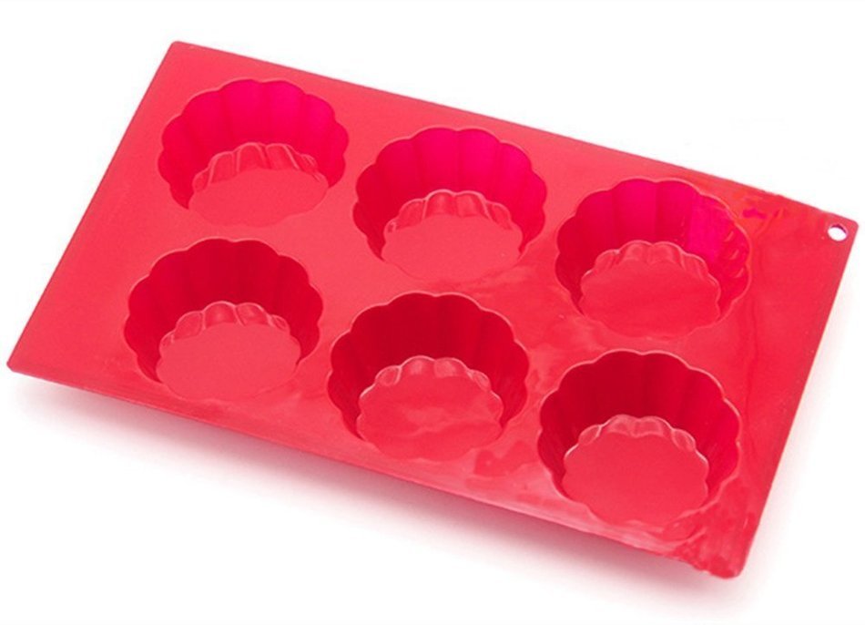 Muffin Cups Each Egg Tarts Silicone Cake Mold Baking Tools A Microwave Oven Use Baking Tray .(12 each) (12) N13