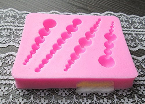 Anyana Bead Silicone Fondant Mold Cake Decorating Pastry Gum Pastry Tool Kitchen Tool Sugar Paste Baking Mould... N2